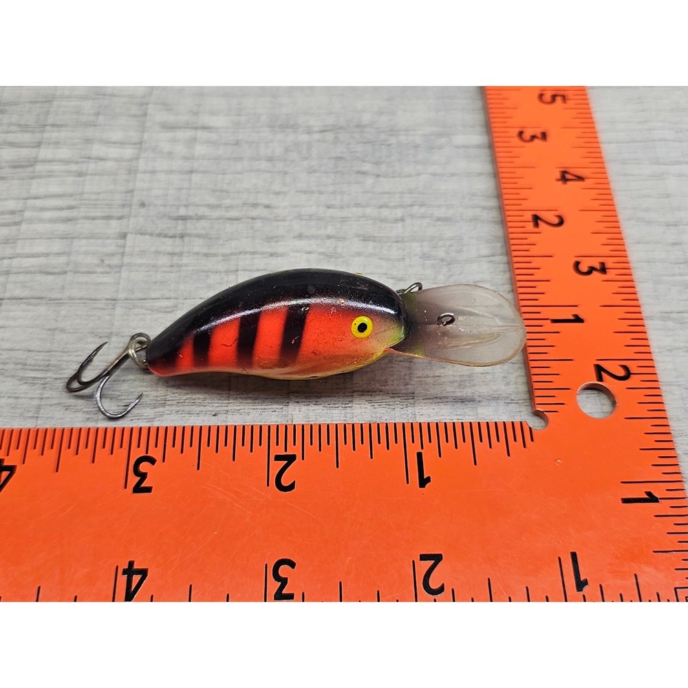 Vintage Bill Norman Deep Little N Crankbait Lure Crawfish Pattern Pre-Pradco